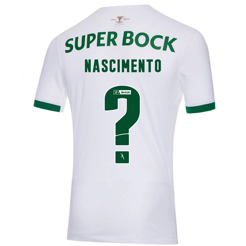 Danxen Kvinder Sandro Nascimento #0 Hvid Grøn Udebane Spillertrøjer 2024/25 Trøje T-Shirt
