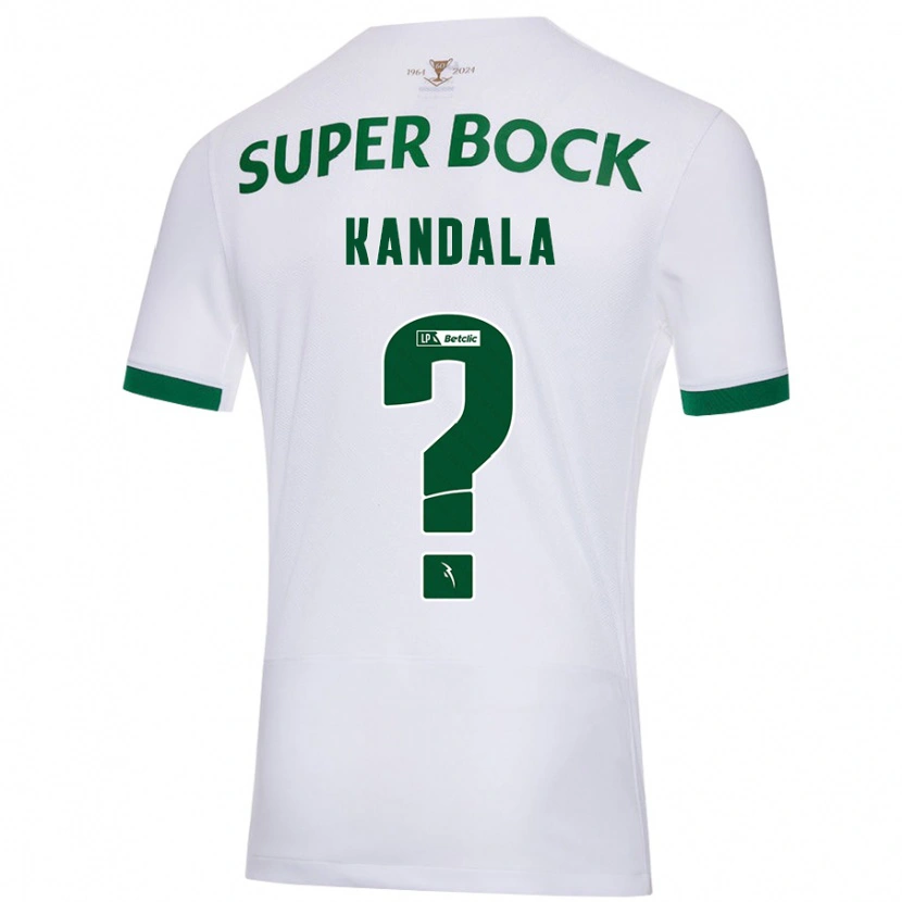 Danxen Kvinder Adair Kandala #0 Hvid Grøn Udebane Spillertrøjer 2024/25 Trøje T-Shirt