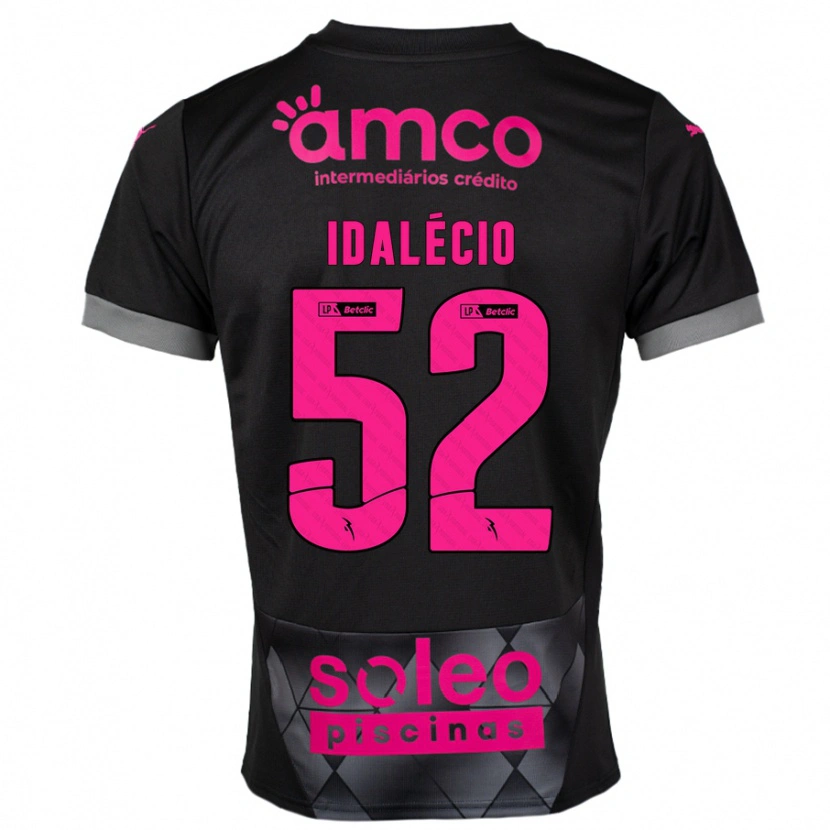 Danxen Kvinder Idalécio #52 Sort Pink Udebane Spillertrøjer 2024/25 Trøje T-Shirt