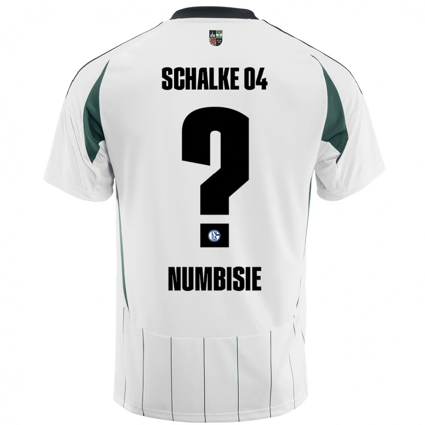 Danxen Kvinder Bruno Numbisie #0 Hvid Grøn Udebane Spillertrøjer 2024/25 Trøje T-Shirt