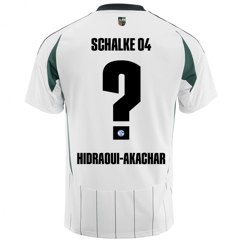 Danxen Kvinder Yassin Hidraoui-Akachar #0 Hvid Grøn Udebane Spillertrøjer 2024/25 Trøje T-Shirt