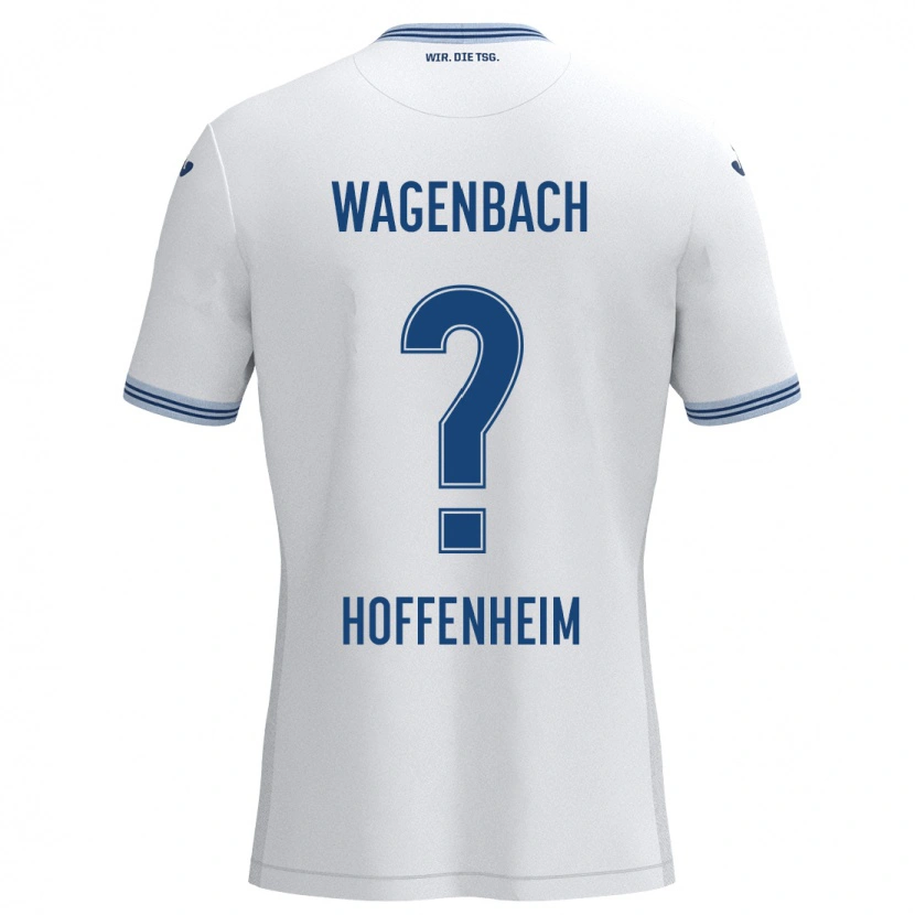 Danxen Kvinder Lion Wagenbach #0 Hvid Blå Udebane Spillertrøjer 2024/25 Trøje T-Shirt