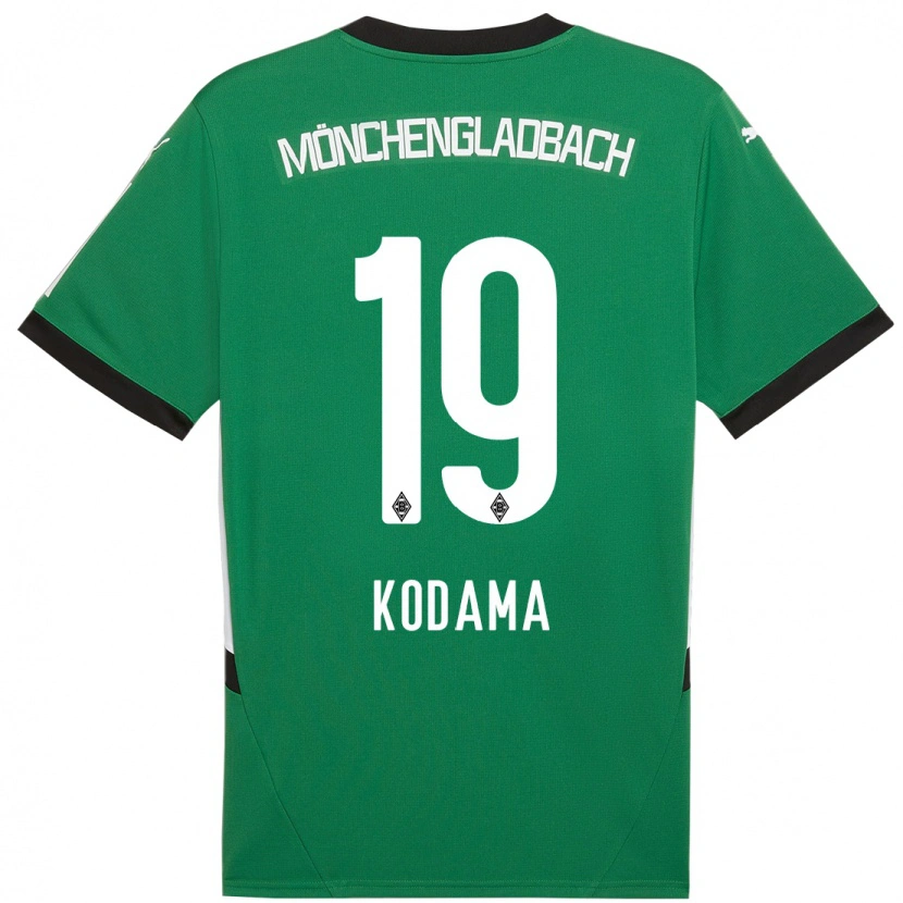 Danxen Kvinder Keiko Kodama #19 Grøn Hvid Udebane Spillertrøjer 2024/25 Trøje T-Shirt