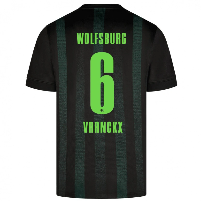 Danxen Kvinder Aster Vranckx #6 Mørkegrøn Udebane Spillertrøjer 2024/25 Trøje T-Shirt