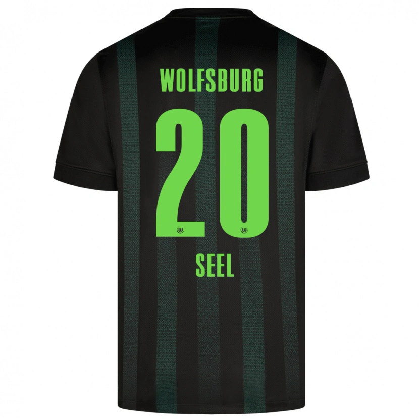 Danxen Kvinder William Seel #20 Mørkegrøn Udebane Spillertrøjer 2024/25 Trøje T-Shirt