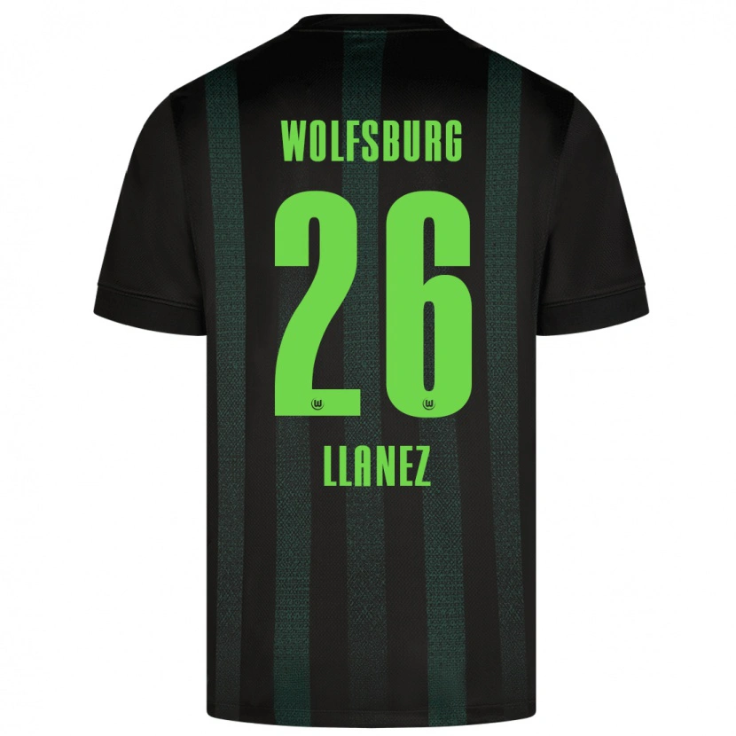 Danxen Kvinder Ulysses Llanez #26 Mørkegrøn Udebane Spillertrøjer 2024/25 Trøje T-Shirt