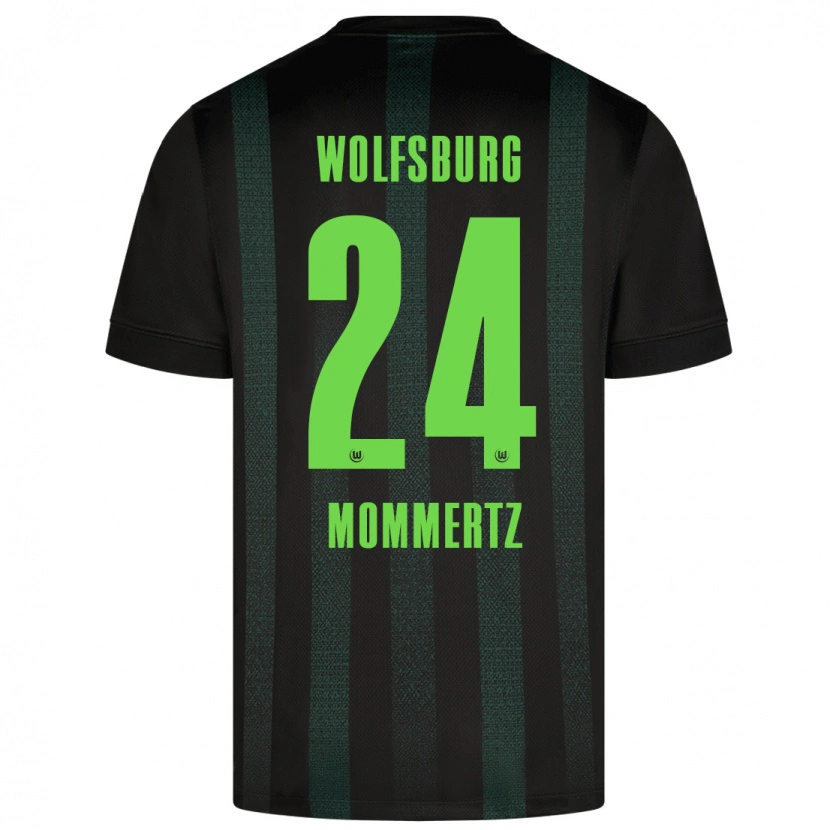 Danxen Kvinder Benjamin Mommertz #24 Mørkegrøn Udebane Spillertrøjer 2024/25 Trøje T-Shirt