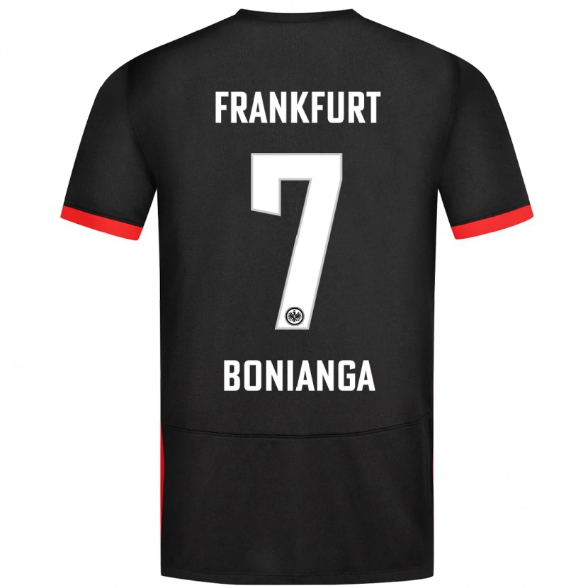 Danxen Kvinder Phinees Bonianga #7 Sort Udebane Spillertrøjer 2024/25 Trøje T-Shirt