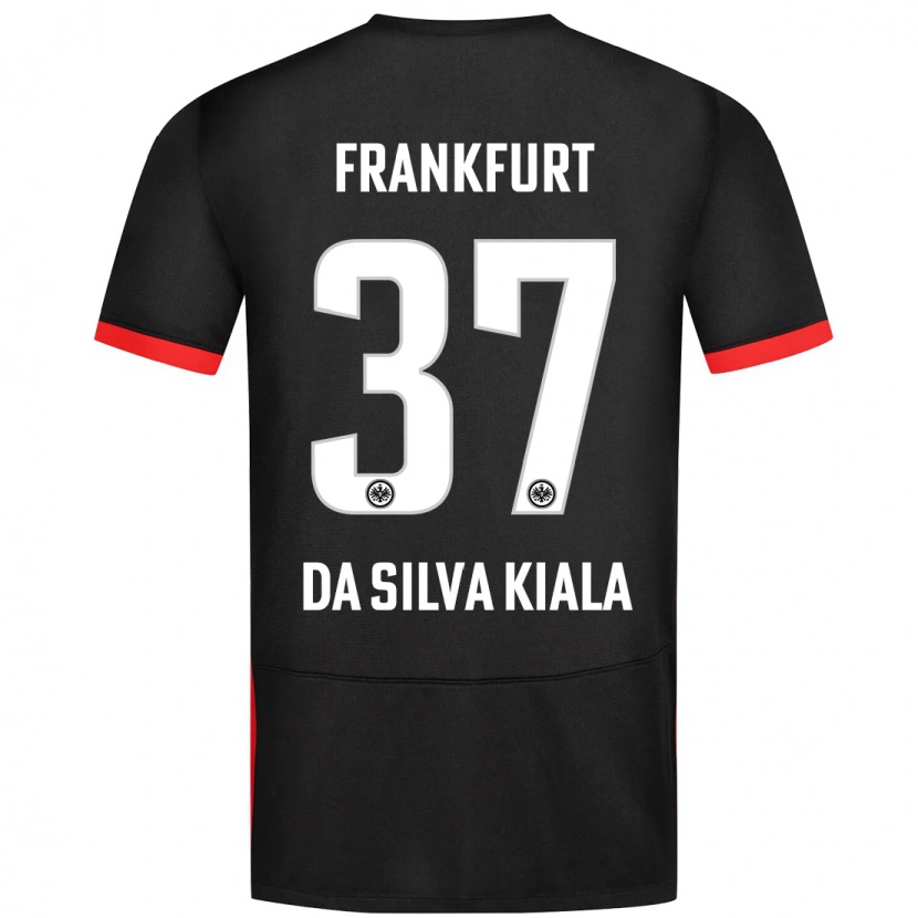 Danxen Kvinder Joel Da Silva Kiala #37 Sort Udebane Spillertrøjer 2024/25 Trøje T-Shirt