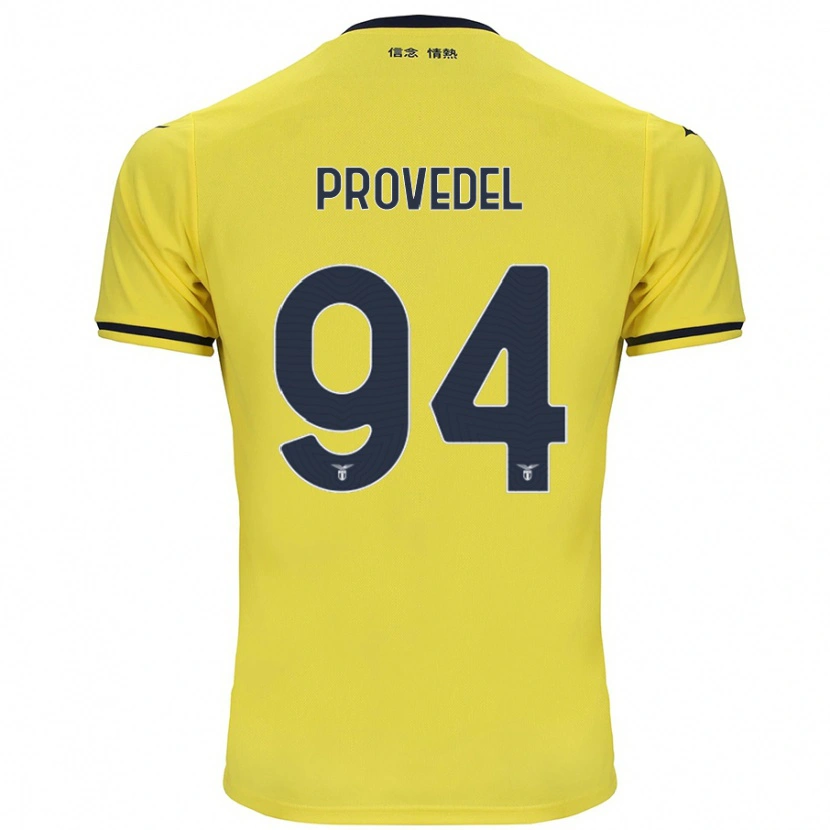 Danxen Kvinder Ivan Provedel #94 Gul Udebane Spillertrøjer 2024/25 Trøje T-Shirt