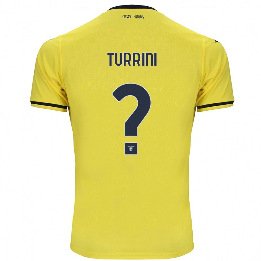 Danxen Kvinder Giordano Turrini #0 Gul Udebane Spillertrøjer 2024/25 Trøje T-Shirt