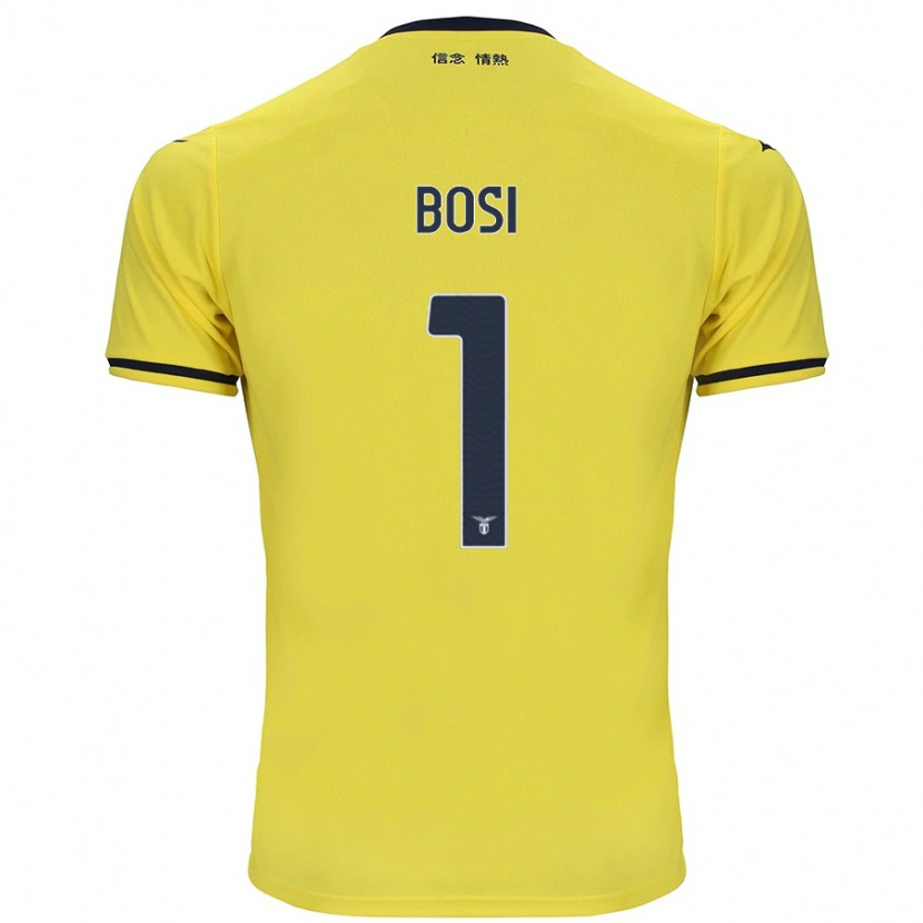 Danxen Kvinder Gioele Bosi #1 Gul Udebane Spillertrøjer 2024/25 Trøje T-Shirt
