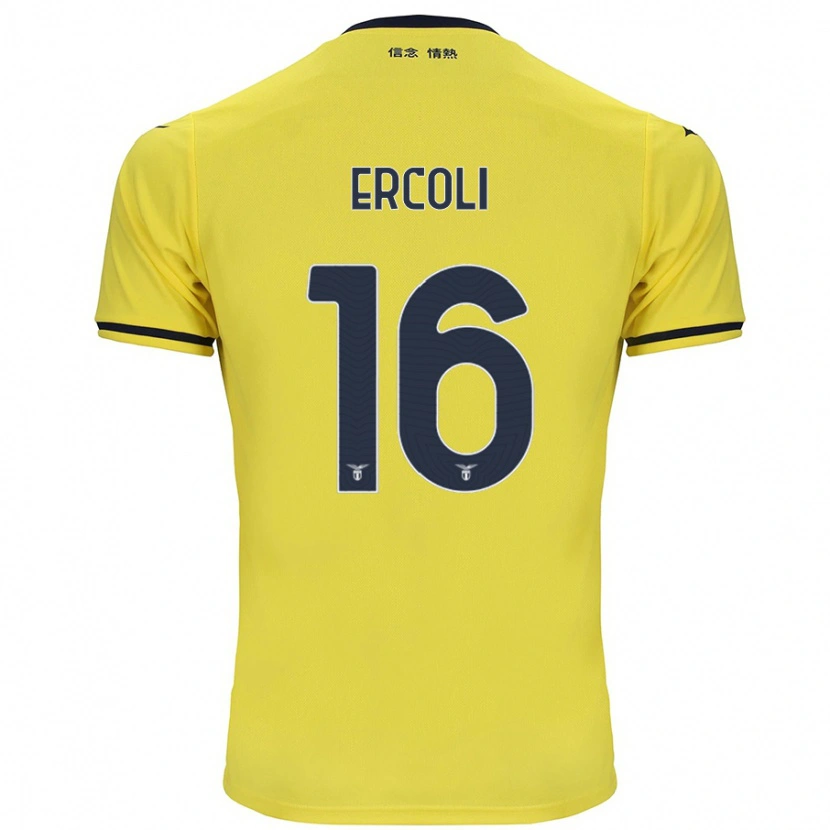 Danxen Kvinder Michele Ercoli #16 Gul Udebane Spillertrøjer 2024/25 Trøje T-Shirt