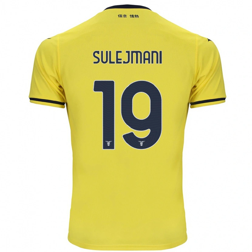 Danxen Kvinder Flavio Sulejmani #19 Gul Udebane Spillertrøjer 2024/25 Trøje T-Shirt