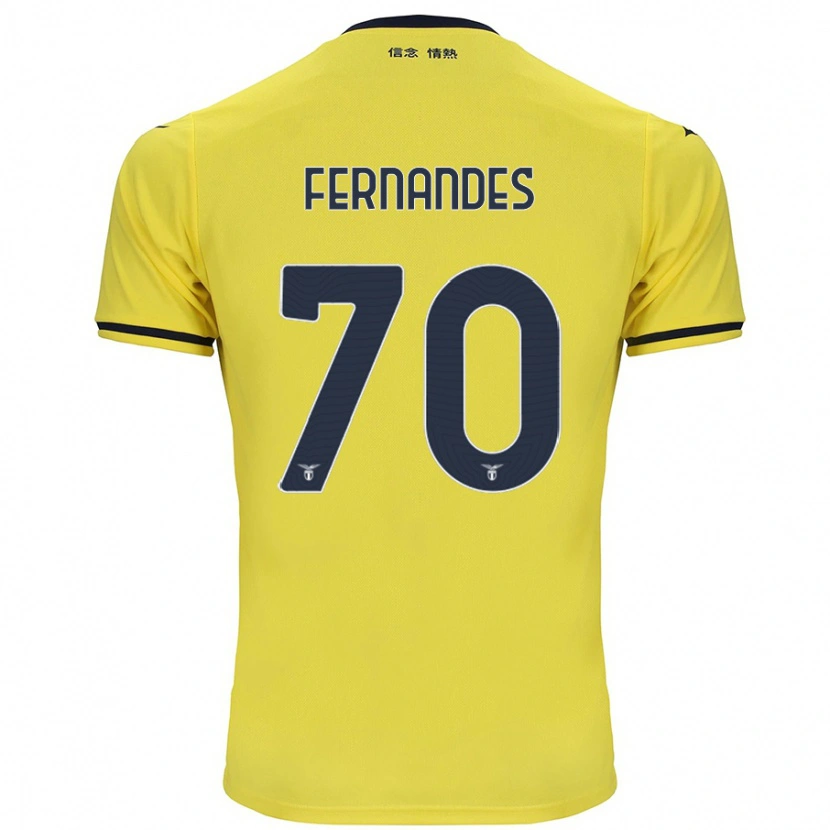 Danxen Kvinder Saná Fernandes #70 Gul Udebane Spillertrøjer 2024/25 Trøje T-Shirt