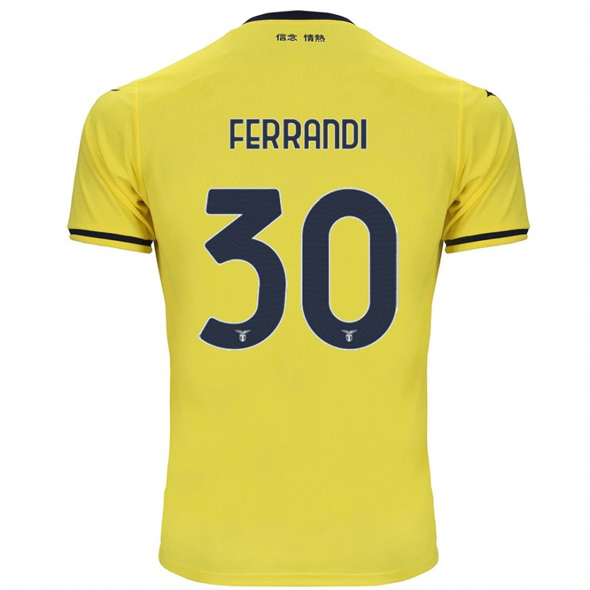 Danxen Kvinder Giulia Ferrandi #30 Gul Udebane Spillertrøjer 2024/25 Trøje T-Shirt