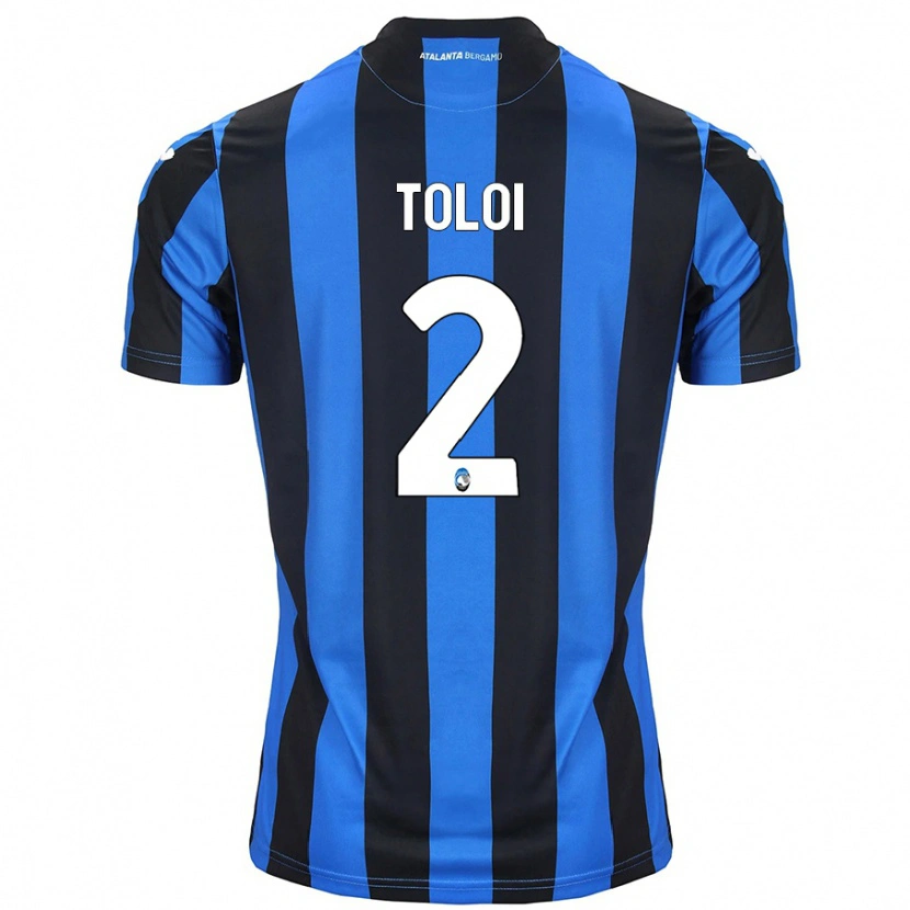 Danxen Børn Rafael Tolói #2 Blå Sort Hjemmebane Spillertrøjer 2024/25 Trøje T-Shirt