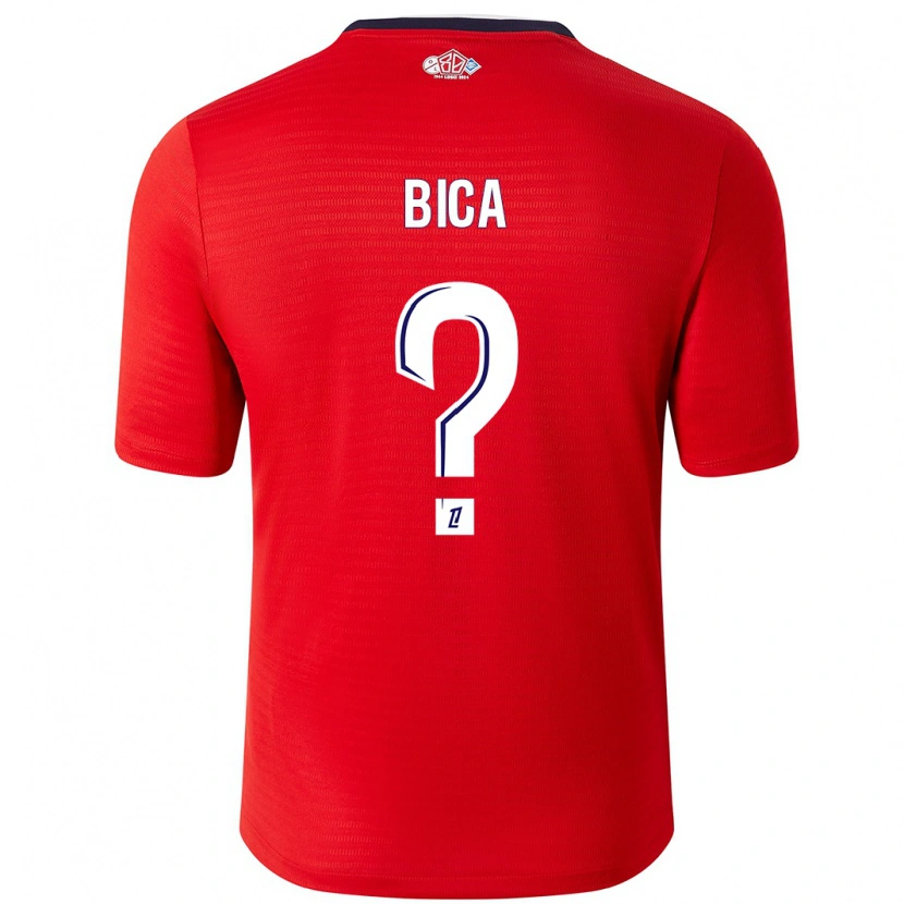 Danxen Børn Bica #0 Rød Hvid Hjemmebane Spillertrøjer 2024/25 Trøje T-Shirt