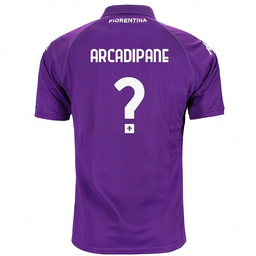 Danxen Børn Guglielmo Arcadipane #0 Lilla Hjemmebane Spillertrøjer 2024/25 Trøje T-Shirt