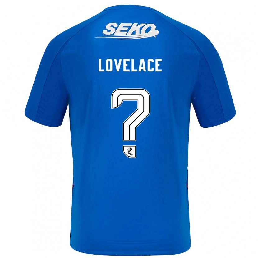 Danxen Børn Zak Lovelace #0 Mørkeblå Hjemmebane Spillertrøjer 2024/25 Trøje T-Shirt