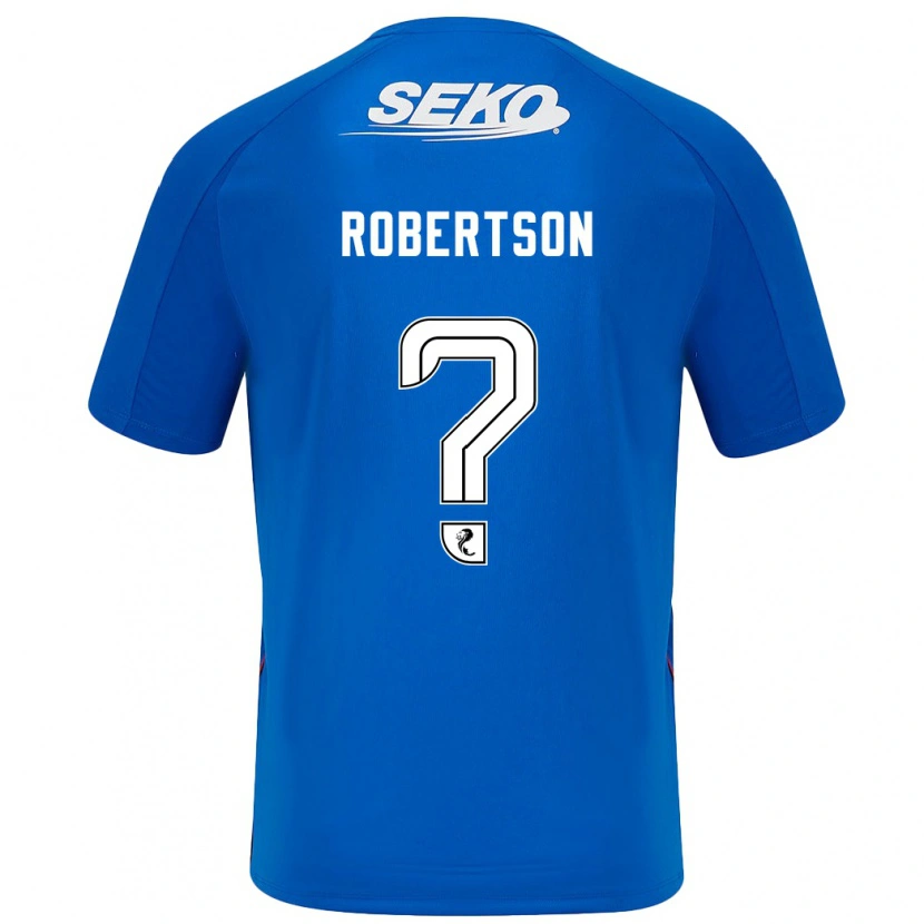 Danxen Børn Kerr Robertson #0 Mørkeblå Hjemmebane Spillertrøjer 2024/25 Trøje T-Shirt