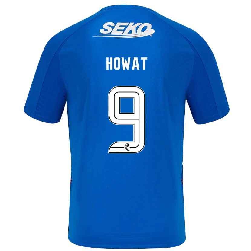 Danxen Børn Kirsty Howat #9 Mørkeblå Hjemmebane Spillertrøjer 2024/25 Trøje T-Shirt