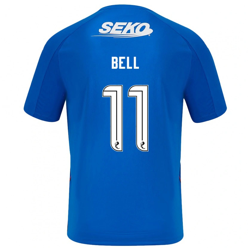 Danxen Børn Megan Bell #11 Mørkeblå Hjemmebane Spillertrøjer 2024/25 Trøje T-Shirt