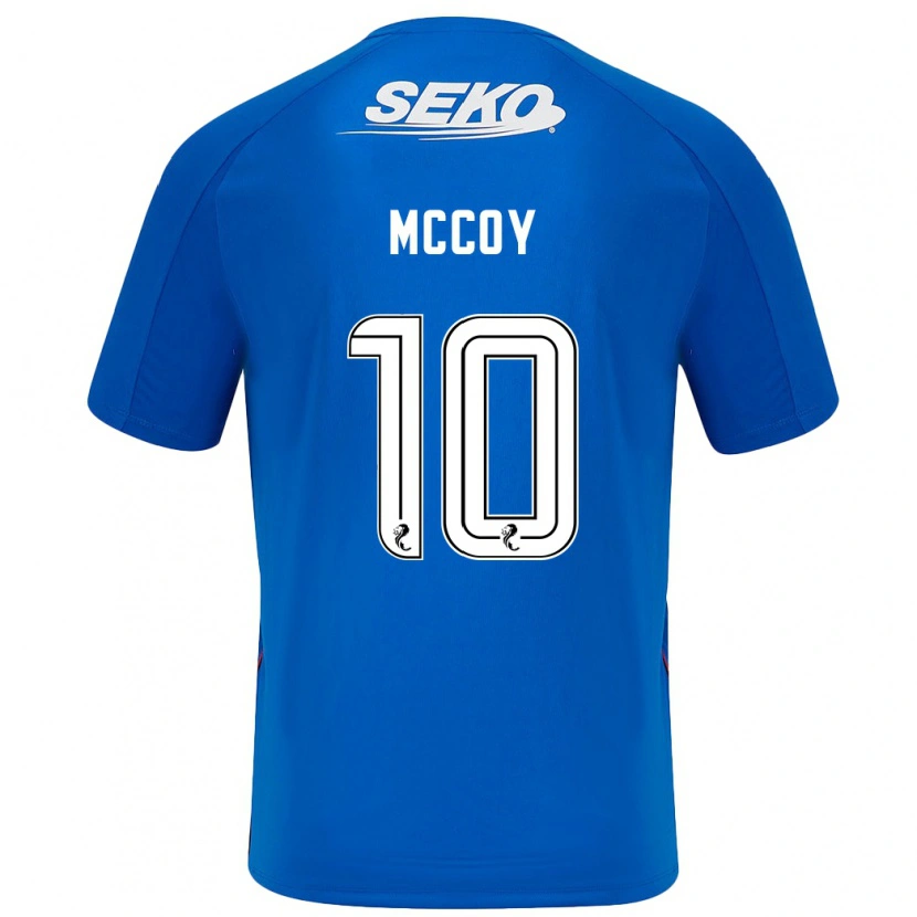 Danxen Børn Kayla Mccoy #10 Mørkeblå Hjemmebane Spillertrøjer 2024/25 Trøje T-Shirt