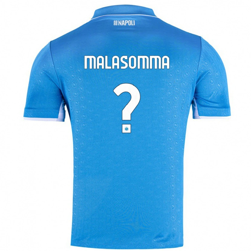 Danxen Børn Matteo Malasomma #0 Himmelblå Hjemmebane Spillertrøjer 2024/25 Trøje T-Shirt