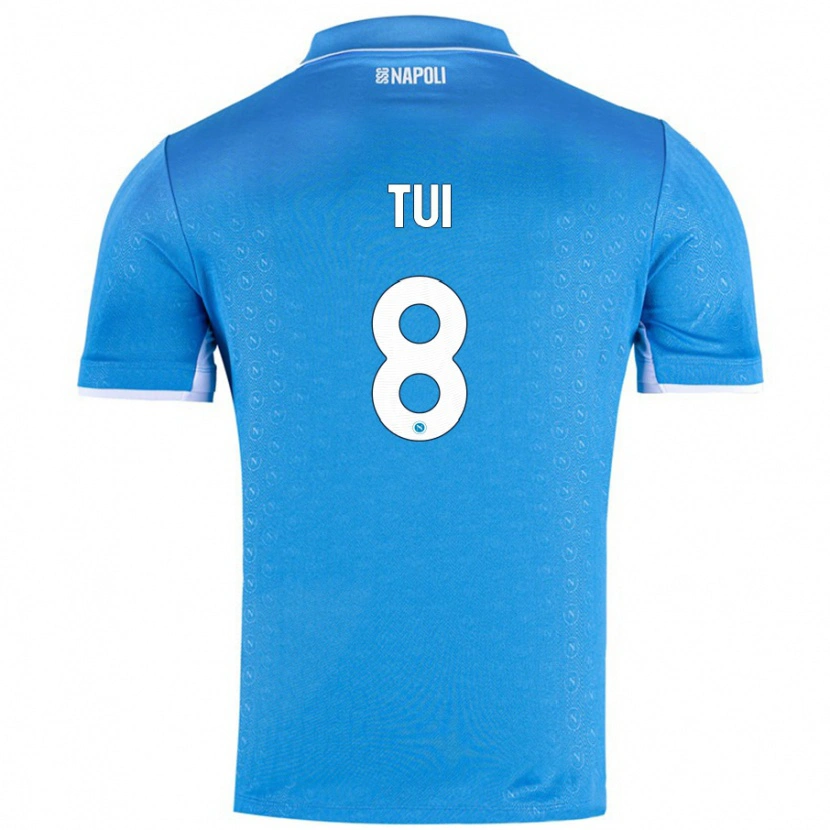 Danxen Børn Sara Tui #8 Himmelblå Hjemmebane Spillertrøjer 2024/25 Trøje T-Shirt