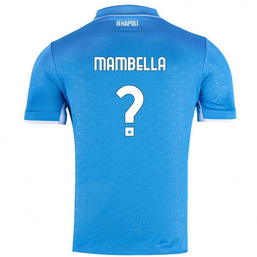 Danxen Børn Andrea Mambella #0 Himmelblå Hjemmebane Spillertrøjer 2024/25 Trøje T-Shirt