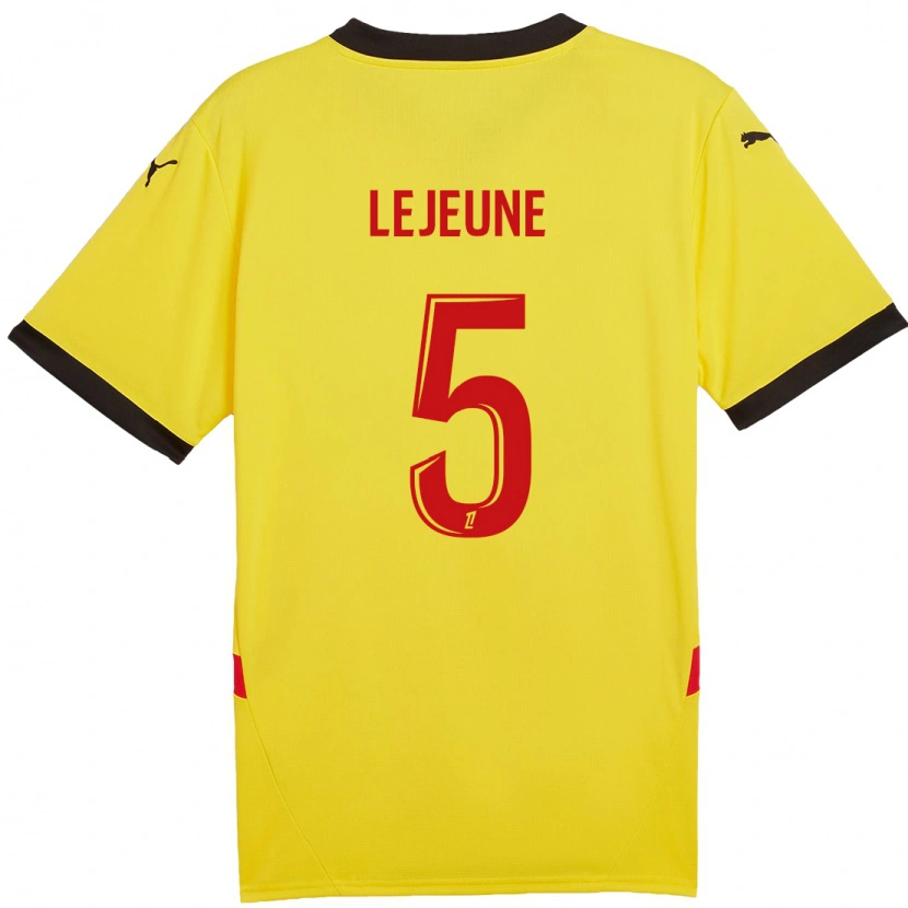 Danxen Børn Romane Lejeune #5 Gul Rød Hjemmebane Spillertrøjer 2024/25 Trøje T-Shirt