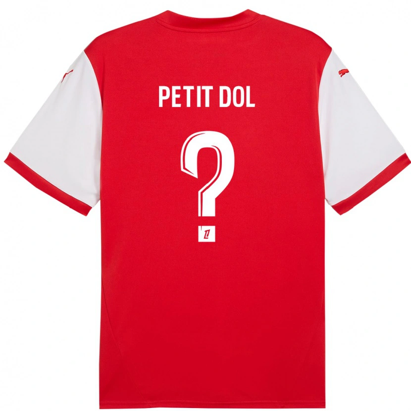 Danxen Børn Alvin Petit Dol #0 Rød Hvid Hjemmebane Spillertrøjer 2024/25 Trøje T-Shirt