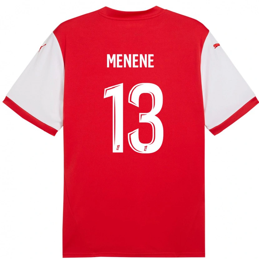 Danxen Børn Meyong Menene #13 Rød Hvid Hjemmebane Spillertrøjer 2024/25 Trøje T-Shirt