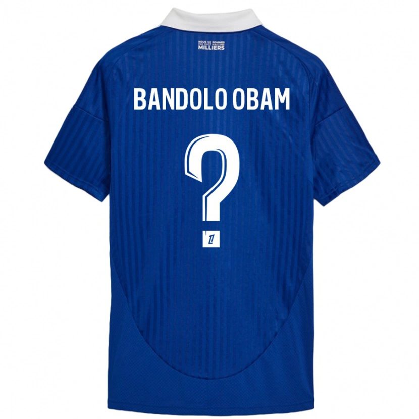 Danxen Børn Randy Bandolo Obam #0 Blå Hvid Hjemmebane Spillertrøjer 2024/25 Trøje T-Shirt
