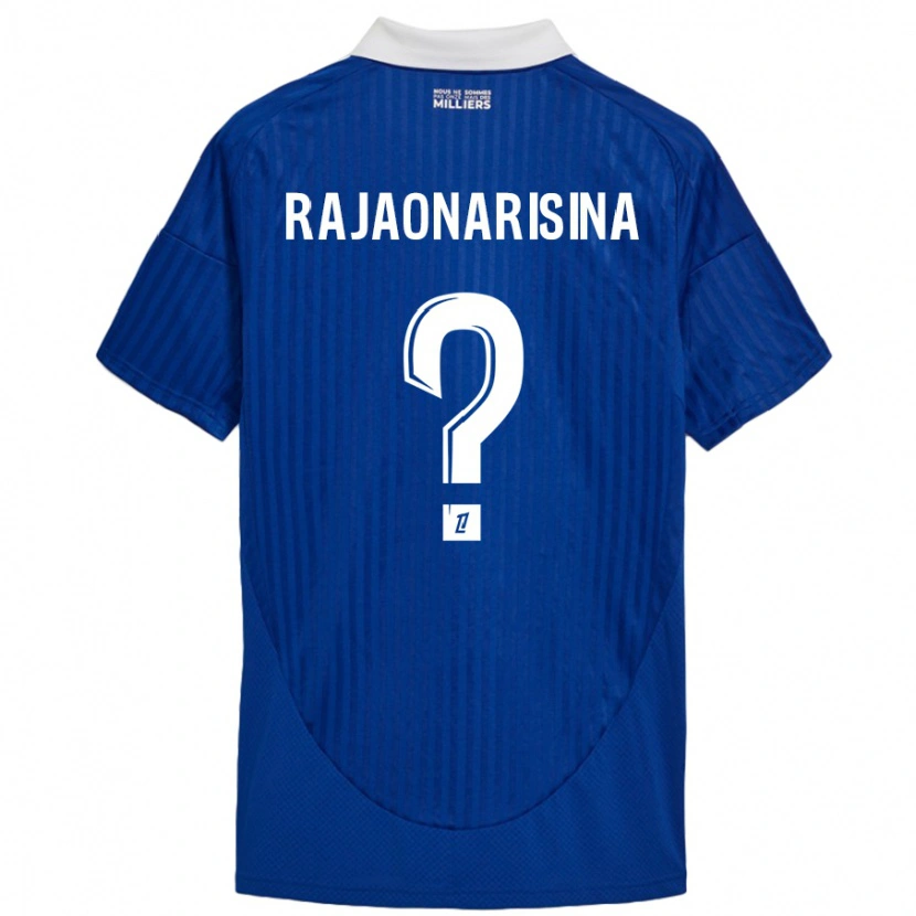 Danxen Børn Noah Rajaonarisina #0 Blå Hvid Hjemmebane Spillertrøjer 2024/25 Trøje T-Shirt