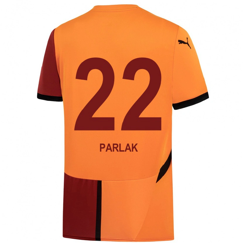Danxen Børn Nazlıcan Parlak #22 Gul Rød Hjemmebane Spillertrøjer 2024/25 Trøje T-Shirt