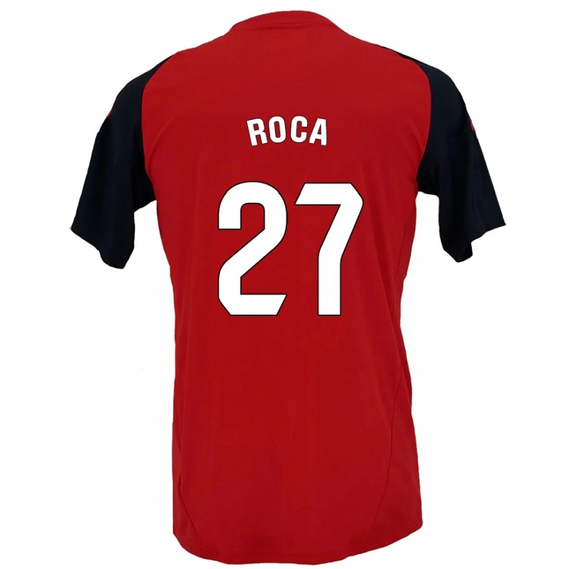 Danxen Børn Joel Roca #27 Rød Sort Hjemmebane Spillertrøjer 2024/25 Trøje T-Shirt