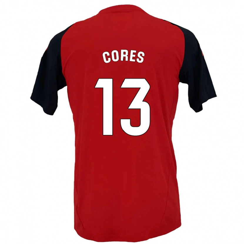 Danxen Børn Christian Cores #13 Rød Sort Hjemmebane Spillertrøjer 2024/25 Trøje T-Shirt