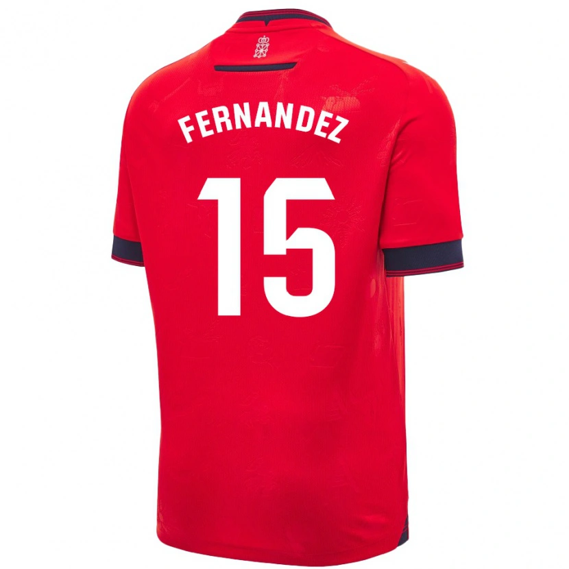 Danxen Børn Leyre Fernández Sánchez #15 Rød Hvid Hjemmebane Spillertrøjer 2024/25 Trøje T-Shirt