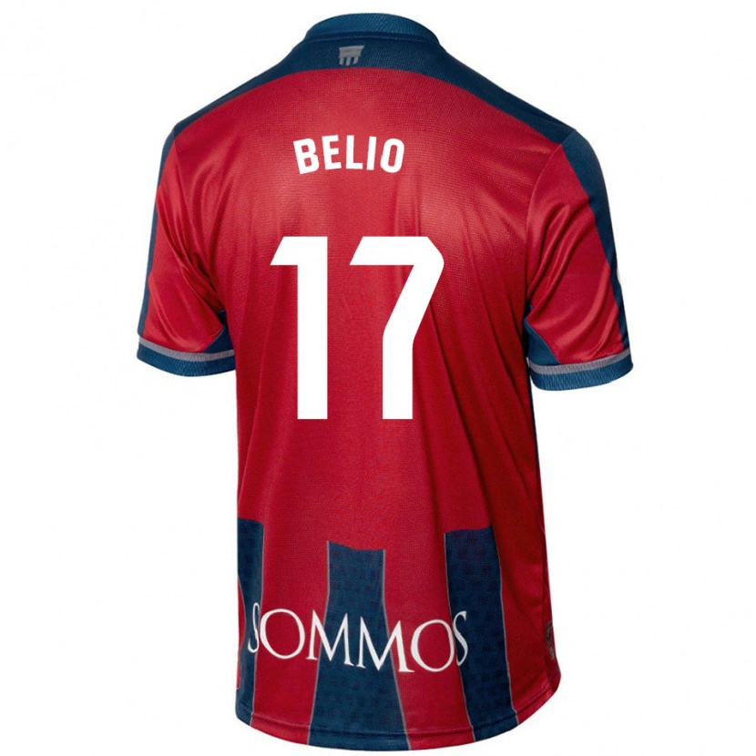 Danxen Børn Marta Belio #17 Rød Blå Hjemmebane Spillertrøjer 2024/25 Trøje T-Shirt