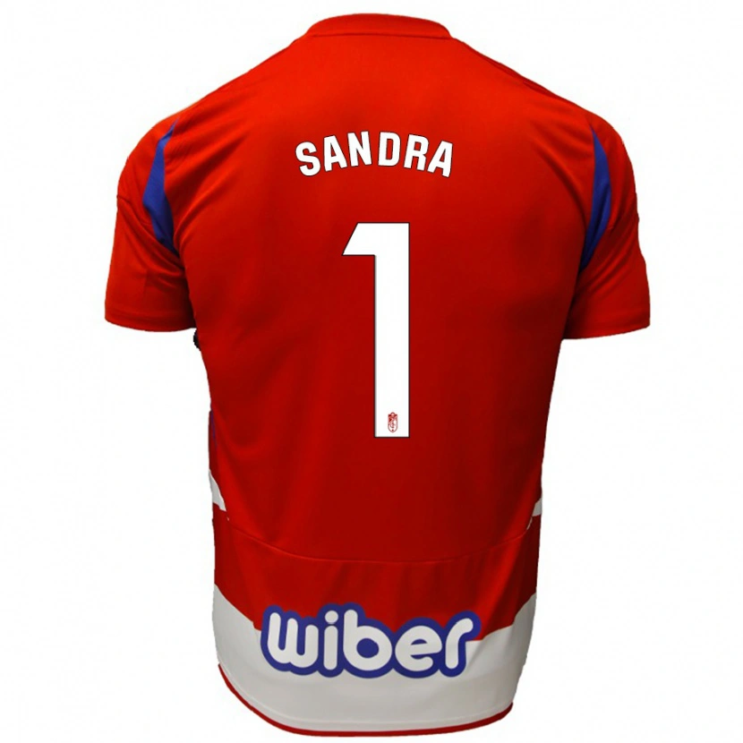 Danxen Børn Sandra #1 Rød Hvid Blå Hjemmebane Spillertrøjer 2024/25 Trøje T-Shirt