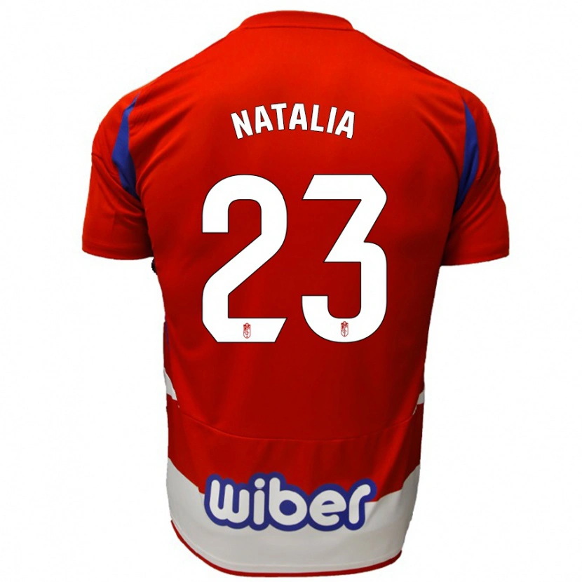Danxen Børn Natalia #23 Rød Hvid Blå Hjemmebane Spillertrøjer 2024/25 Trøje T-Shirt