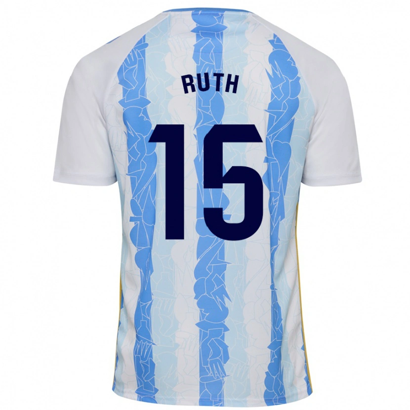 Danxen Børn Ruth #15 Hvid Blå Hjemmebane Spillertrøjer 2024/25 Trøje T-Shirt