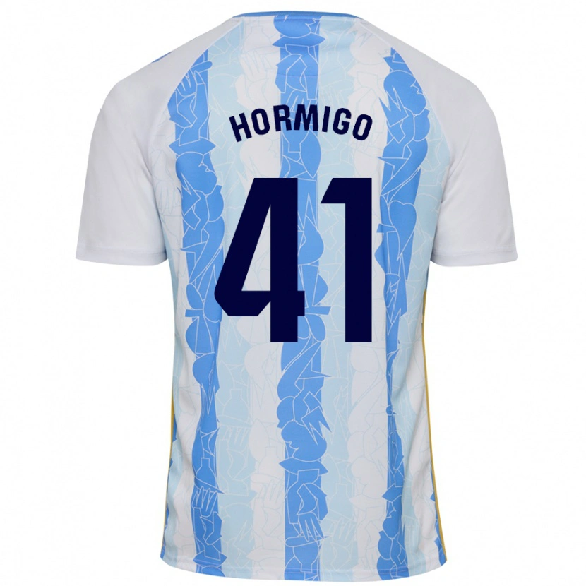 Danxen Børn Cintia Hormigo #41 Hvid Blå Hjemmebane Spillertrøjer 2024/25 Trøje T-Shirt