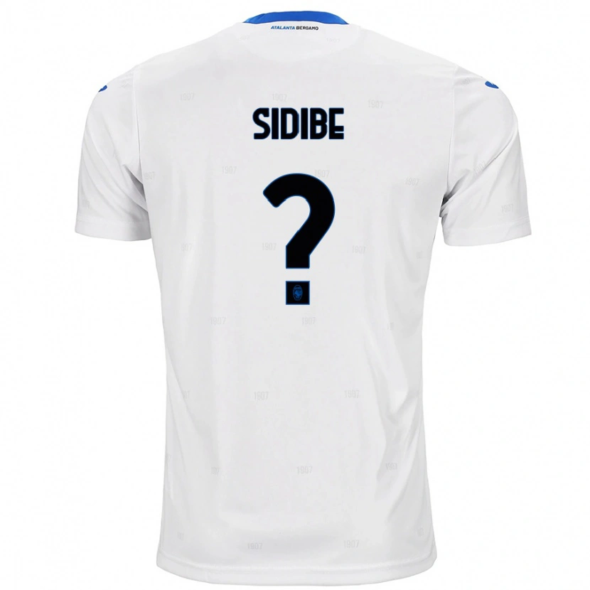 Danxen Børn Alassane Sidibe #0 Hvid Udebane Spillertrøjer 2024/25 Trøje T-Shirt