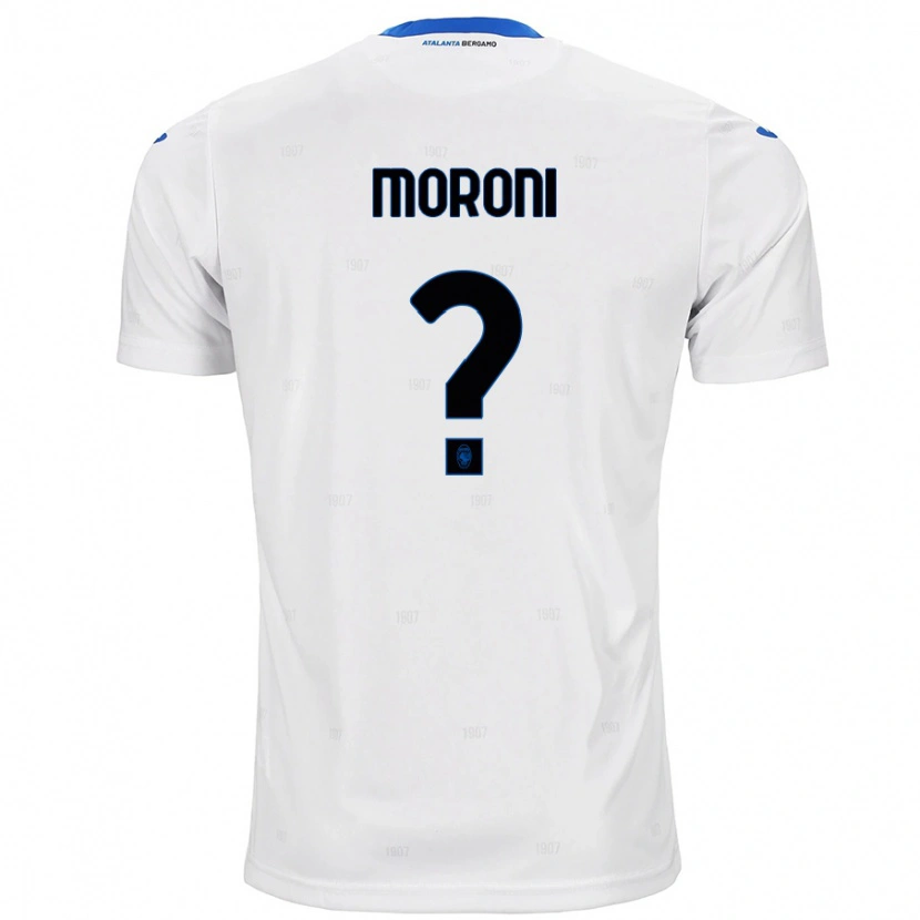 Danxen Børn Tommaso Moroni #0 Hvid Udebane Spillertrøjer 2024/25 Trøje T-Shirt