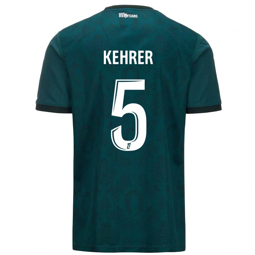 Danxen Børn Thilo Kehrer #5 Mørkegrøn Udebane Spillertrøjer 2024/25 Trøje T-Shirt