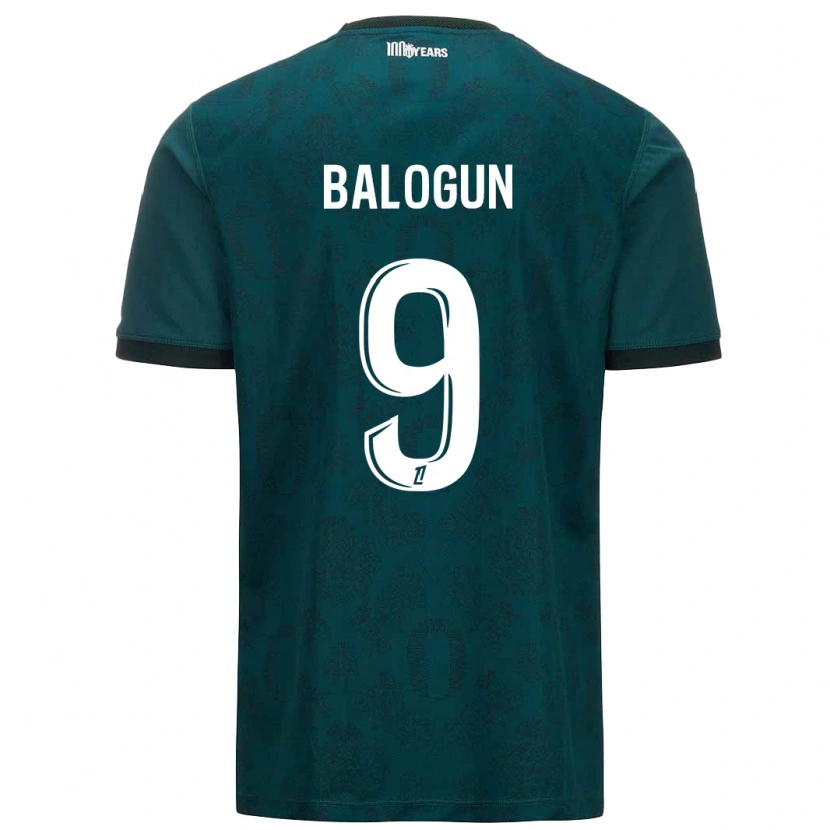 Danxen Børn Folarin Balogun #9 Mørkegrøn Udebane Spillertrøjer 2024/25 Trøje T-Shirt