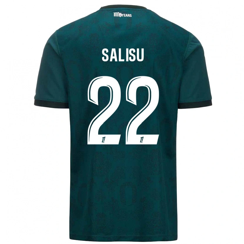 Danxen Børn Mohammed Salisu #22 Mørkegrøn Udebane Spillertrøjer 2024/25 Trøje T-Shirt